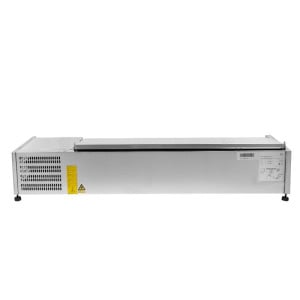 Saladette Réfrigérée Dynasteel 6 x GN 1/3 - Couvercle Inox & Capacité Optimale