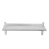 Stainless Steel Wall Shelf on Brackets - L 1200 x D 300 mm - Dynasteel