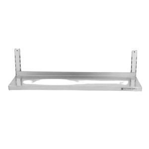 Etagère Murale en Inox sur Crémaillères - L 1200 x P 300 mm - Dynasteel