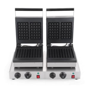 Double Electric Waffle Maker - Liège - Dynasteel