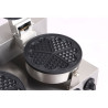 Double Electric Waffle Maker - Heart - Dynasteel