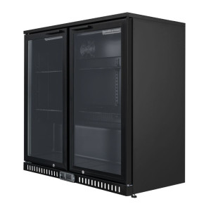 Refrigerated Back Bar 209 L 2 Glass Doors — Ventilated
