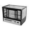 160 L Countertop Refrigerated Display Case - Right - Dynasteel