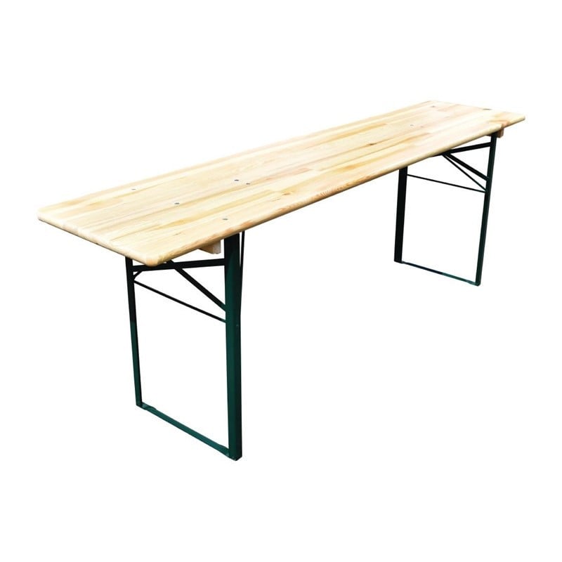 Taitettava pöytä kuusesta 220 x 50 cm - FourniResto - Fourniresto