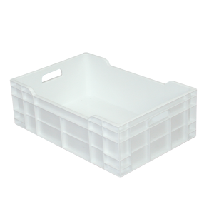Täysi laatikko 40 L - 600 x 400 - Valkoinen - Gilac