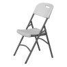 Folding Chair - Light Grey - HENDI