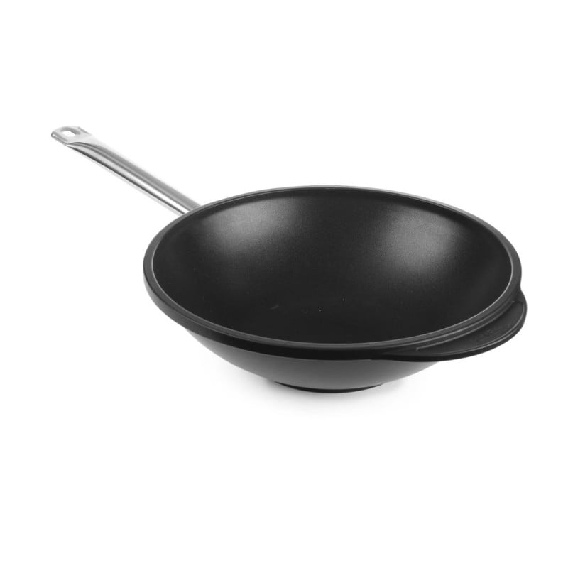 Wok i aluminiumgjutjärn - 32 cm i diameter