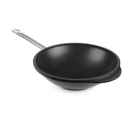 Wok i aluminiumgjutjärn - 32 cm i diameter