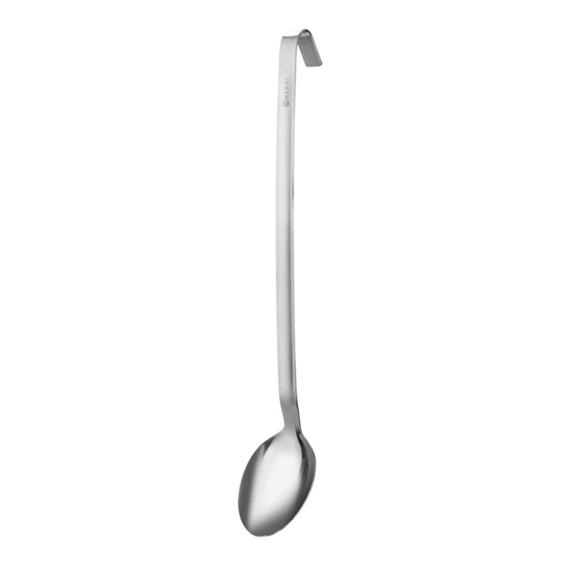 Ruostumattomasta teräksestä valmistettu vihanneslusikka - 480 x 75 mm Ruostumattomasta teräksestä valmistettu vihanneslusikka - 480 x 75 mm