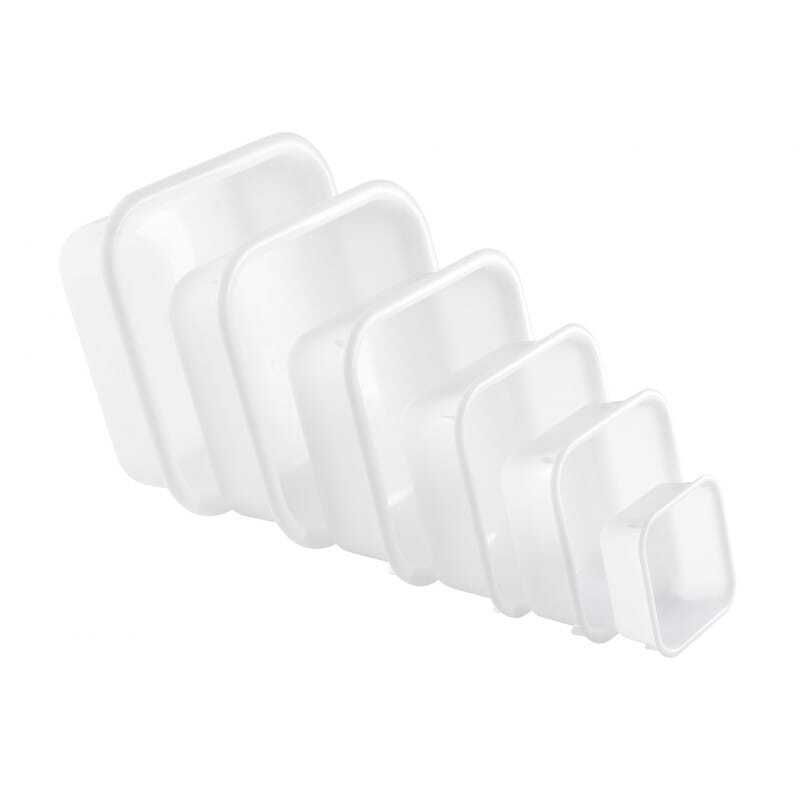 Cuvette Carree 4,5L Blanc