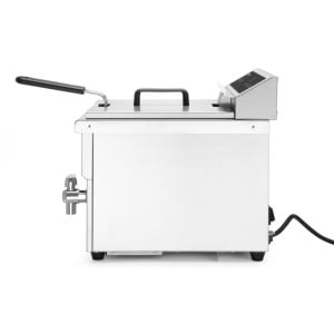 Induction Fryer with Drain Tap - 8 L