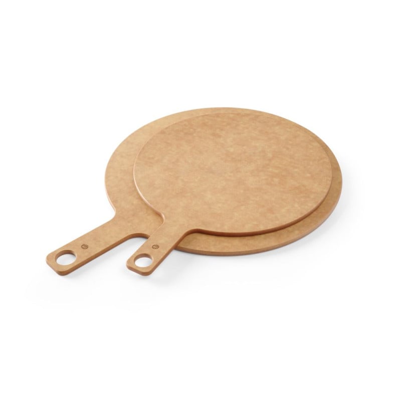 Pizzabricka med handtag - 254 mm i diameter