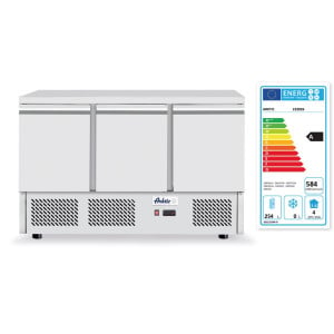 Valmistelutiski pizzoille tai salaatille, jossa on jäähdytys - 380 L + 40 L