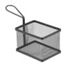 Miniature Black French Fries Basket - 125 x 100 mm