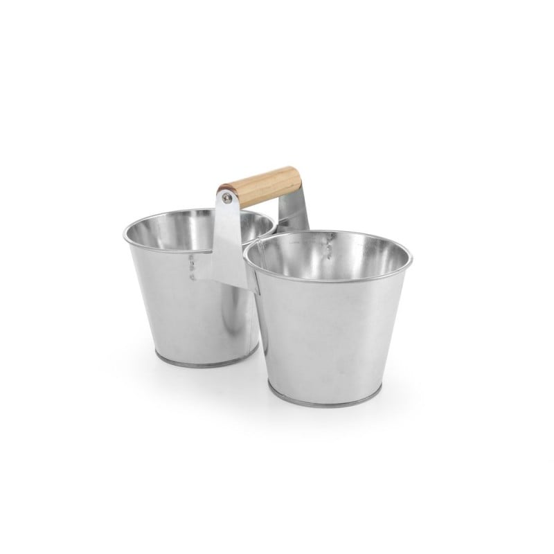 Double Bucket with Handle - 250 x 125 mm