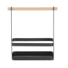 Porte-Couverts de Table Noir - 230 x 100 mm