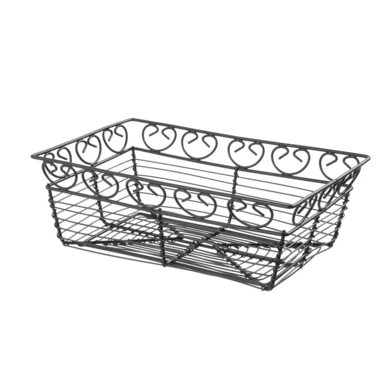 Rectangular wire decorative basket - Brand HENDI - Fourniresto