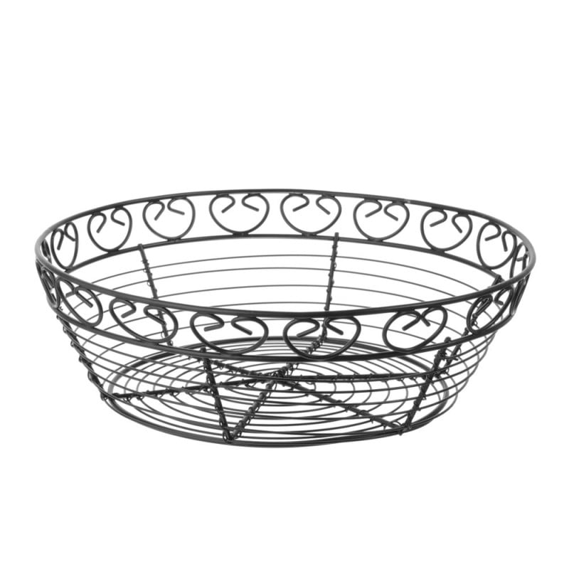 Round Decorative Wire Basket - 250 mm in Diameter