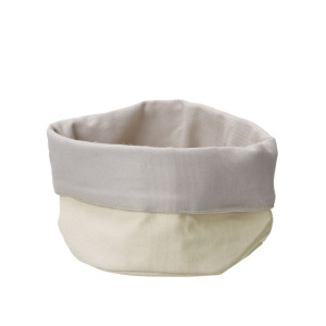 Round Beige Bread Bag - 150 in Diameter