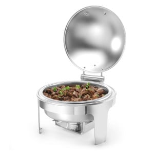 Chafing dish pyöreä satiiniviimeistely - Merkki HENDI - Fourniresto