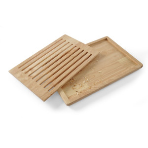 Bread Board with Crumb Tray - 475 x 322 mm