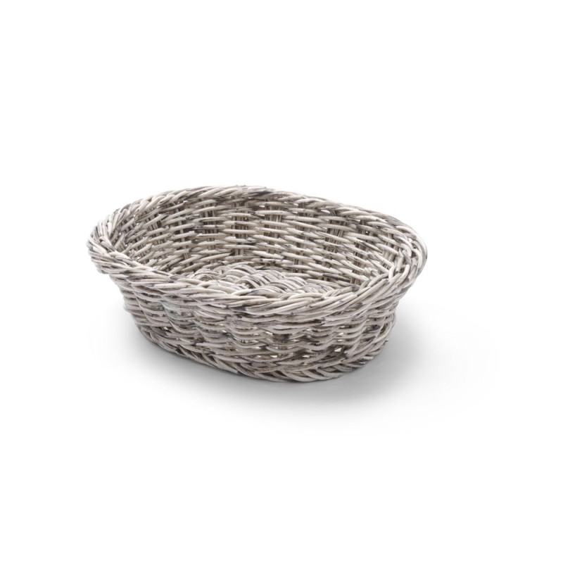 Oval Bread Basket - Gray - 250 x 190 mm