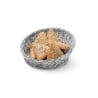 Round Grey Bread Basket - 310 mm in Diameter