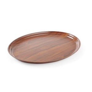 Platta Woodform Oval - 230 x 160 mm - Märke HENDI - Fourniresto