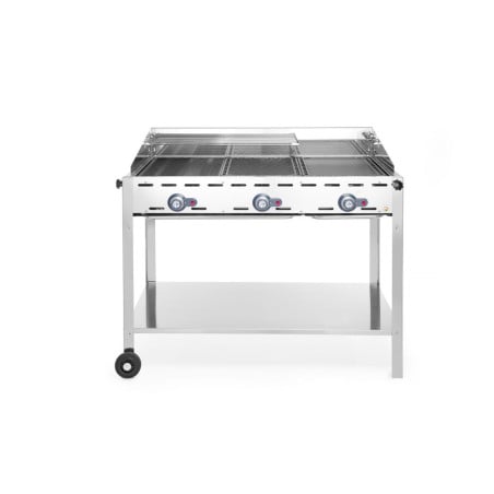 Gasolgrill Professionell Green Fire - 3 brännare - HENDI