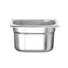 Bac Gastro GN 1/6 Inox - Syvyys 100 mm - 1,6 L - FourniResto