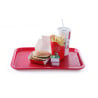 Rectangular Fast-Food Tray Red - 415 x 305 mm