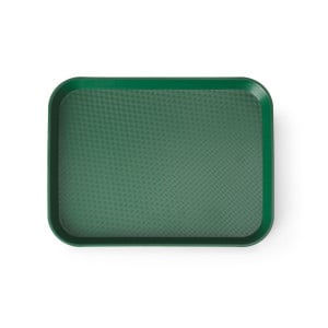 Rectangular Fast Food Tray - Small Size 265 x 345 mm - Green