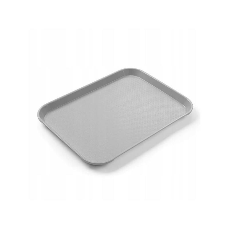 Rectangular Fast Food Tray - Small Size 265 x 345 mm - Gray