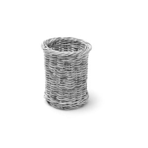 Round Cutlery Basket - Gray