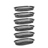 Fast-Food Service Basket - Black - Set of 6 - Hendi