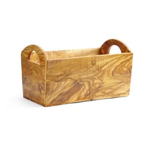 Olive Wood Bread Box - 245 x 198 mm - Hendi