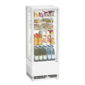 Mini professional refrigerated display case 98 liters