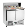 Saladette pour pizzaïolo pour la restauration professionnelle 5 Bacs 1/6 GN