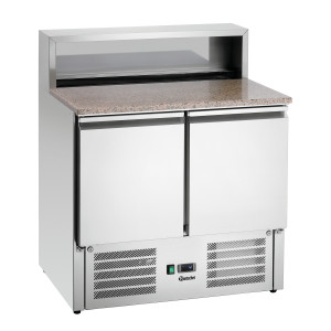 Saladette pour pizzaïolo pour la restauration professionnelle 5 Bacs 1/6 GN