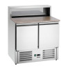 Saladette pour pizzaïolo pour la restauration professionnelle 5 Bacs 1/6 GN