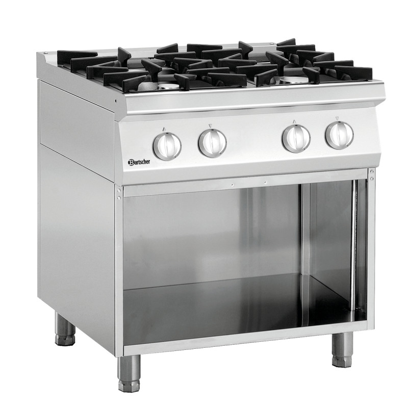 Fourneau 4 Feux med Underdel Serie 700