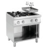 Fourneau 4 Feux med Underdel Serie 700