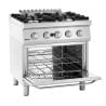 Four-burner stove with gas oven GN 2/1 Series 700