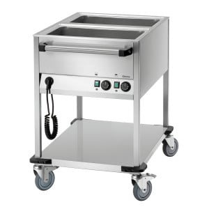 Bain-Marie Trolley - 2 GN 1/1