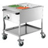 Waterless Bain-Marie Trolley - 2 GN 1/1