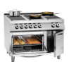 Bartscher Series 900 stove with 6 electric plates.