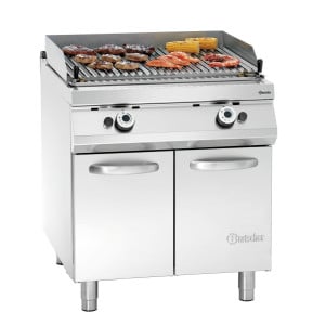 Professionell gasdriven lavastensgrill Bartscher Serie 900 - Grill V