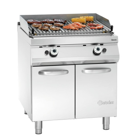 Gasolgrill med lavasten Professionell Bartscher Serie 900 - Grill V