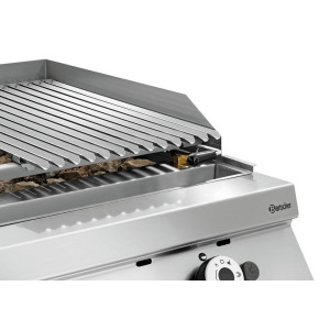Professionell gasdriven lavastensgrill Bartscher Serie 900 - Grill V