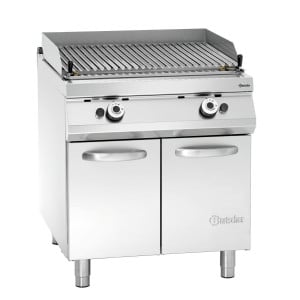 Professionell gasdriven lavastensgrill Bartscher Serie 900 - Grill V
